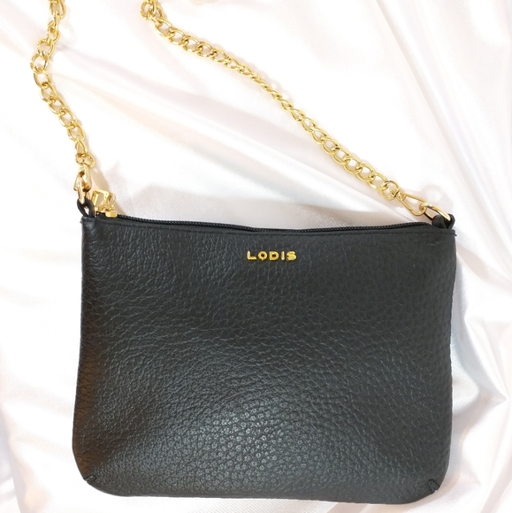 Lodis Bags Black Leather Lodis Crossbody Purse Poshmark